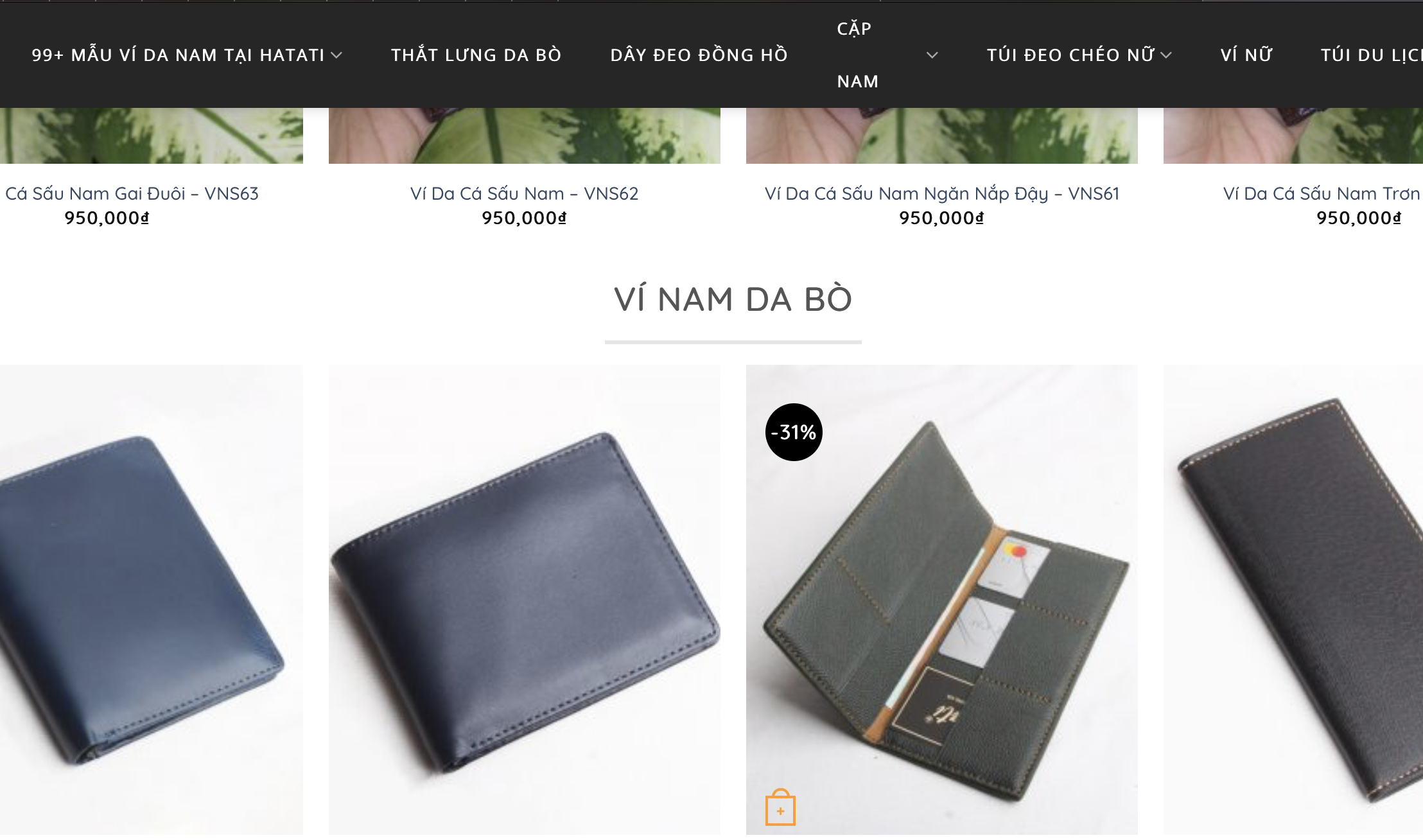  Top 3 shop bán ví da handmade Nam/ Nữ đẹp - độc nhất HCM